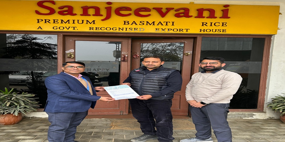 Ludhiana Branch has paid a policy claim of Rs 26.34 lakh on 01.02.2025 to our Policy Holder M/s Sanjeevani Foods Pvt Ltd.
