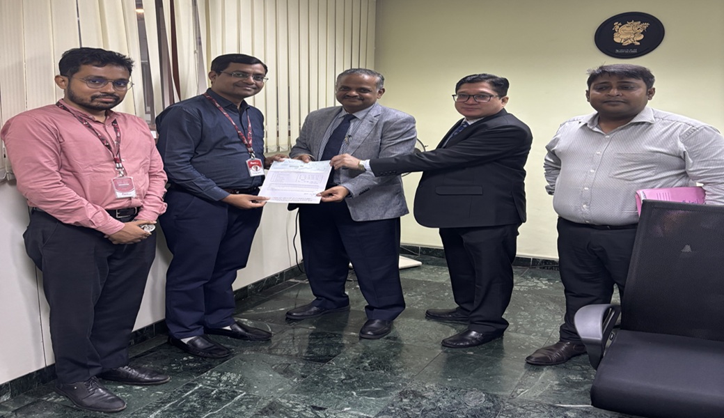 Claim paid to The South Indian Bank Ltd, Behala Branch, under ECIB WT-PC- Rs. 10,86,192.00/-.