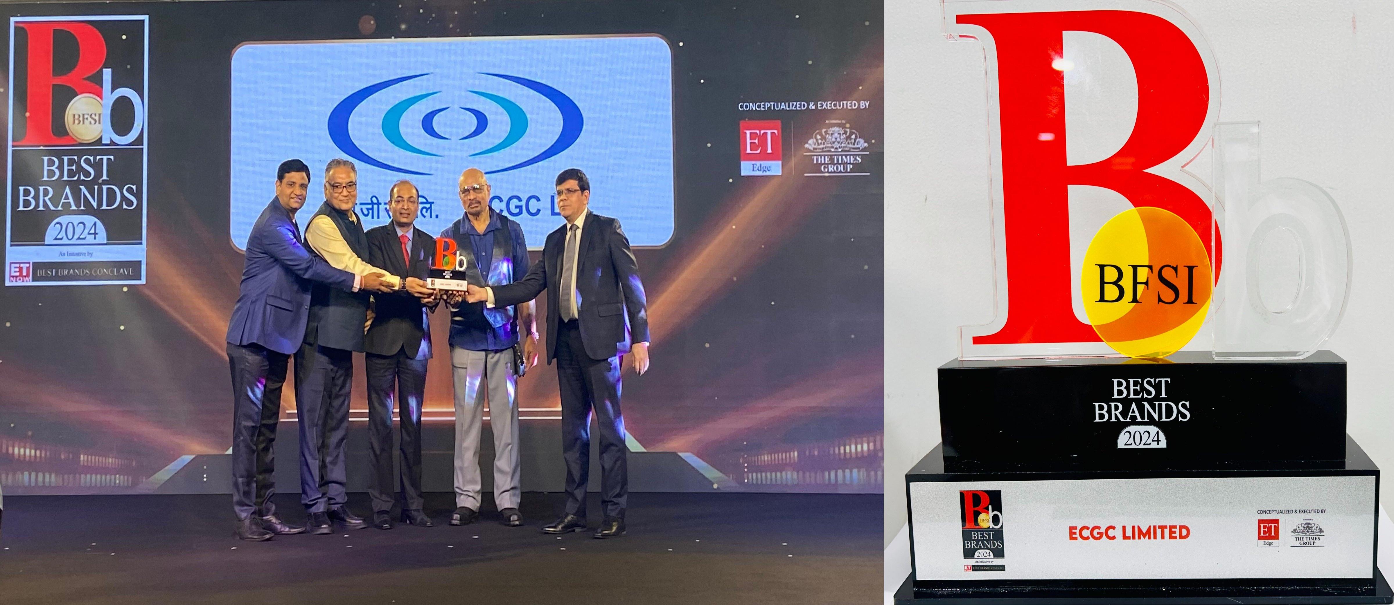 ECGC awarded – ET Financial Frontiers : Best BFSI Awards 2024.