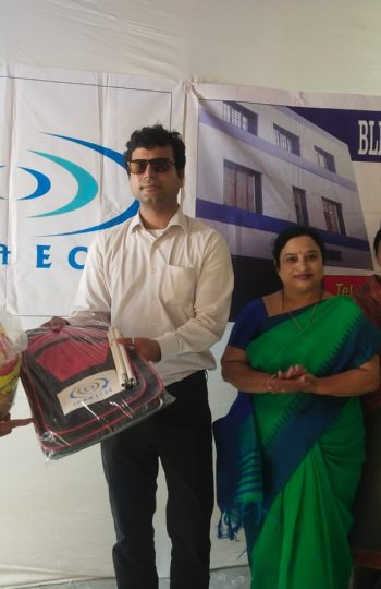 13 Image for ECGC Ltd donated ₹23,35,343 to a blind welfare organization under its CSR initiative.