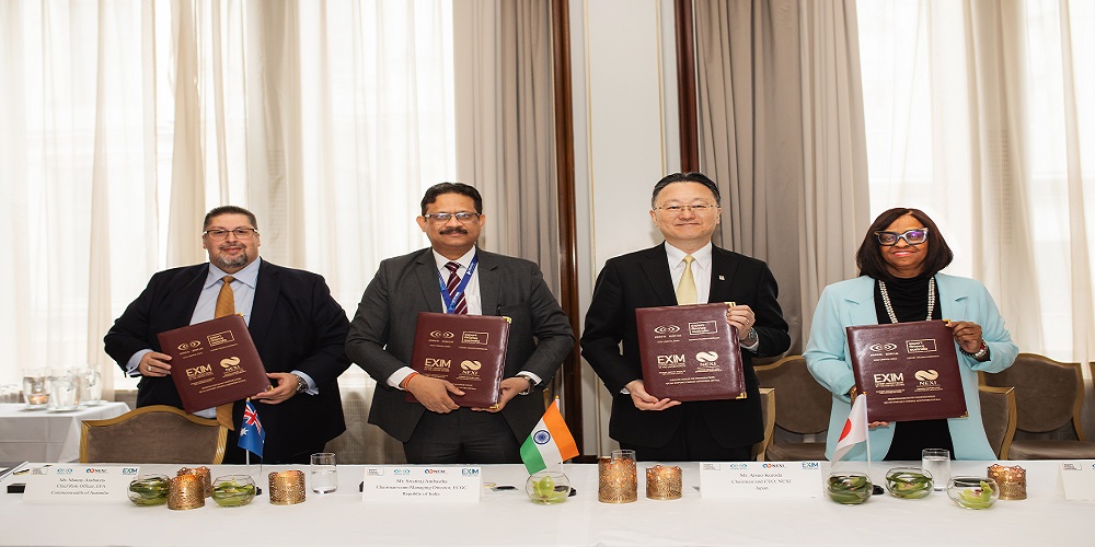 Image for ECGC, US Exim Bank, NEXI, & Export Finance Australia signed a MoC in Oslo to collaborate under QUAD