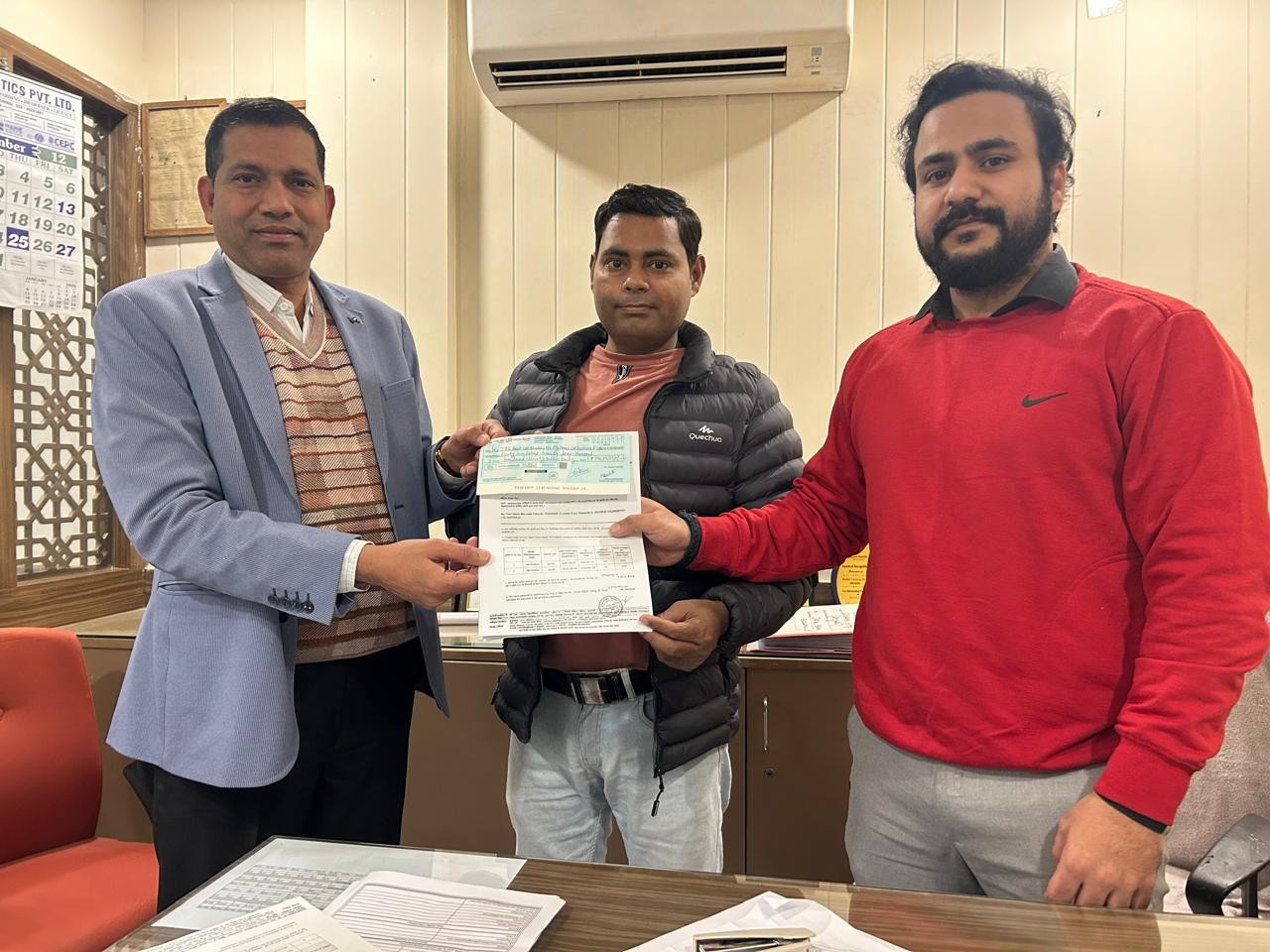 Claim of Rs 42.00 lakhs was settled by Varanasi Branch to M/s My Home Collections Pvt. Ltd. on account of non-payment of buyer