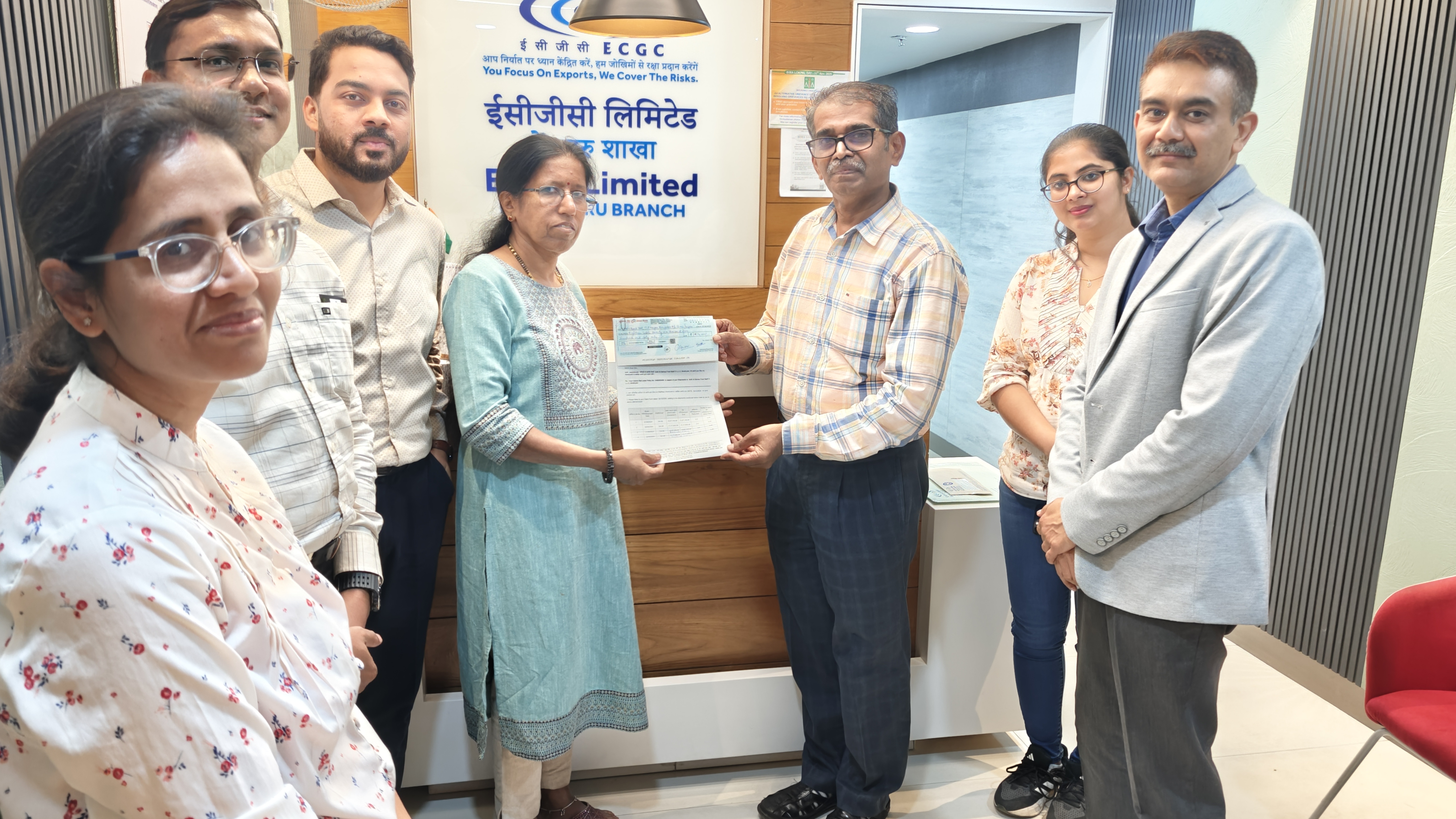 Claim of ₹ 18.80 Lakhs paid by Bangalore Branch to M/s Shree Impex due to non-payment by the buyer.