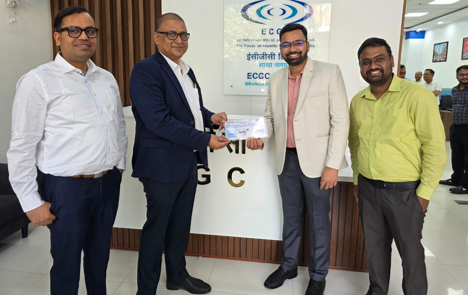 Claim of ₹ 98,99,319.00 has been paid to our exporter M/s SBG INDUSTRIES PRIVATE LIMITED on account of repudiation by the buyer M/s Golden Africa Foodstuff Trading LLC, UAE Dubai